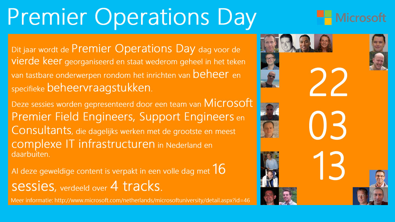 Premier Operations Day 2013